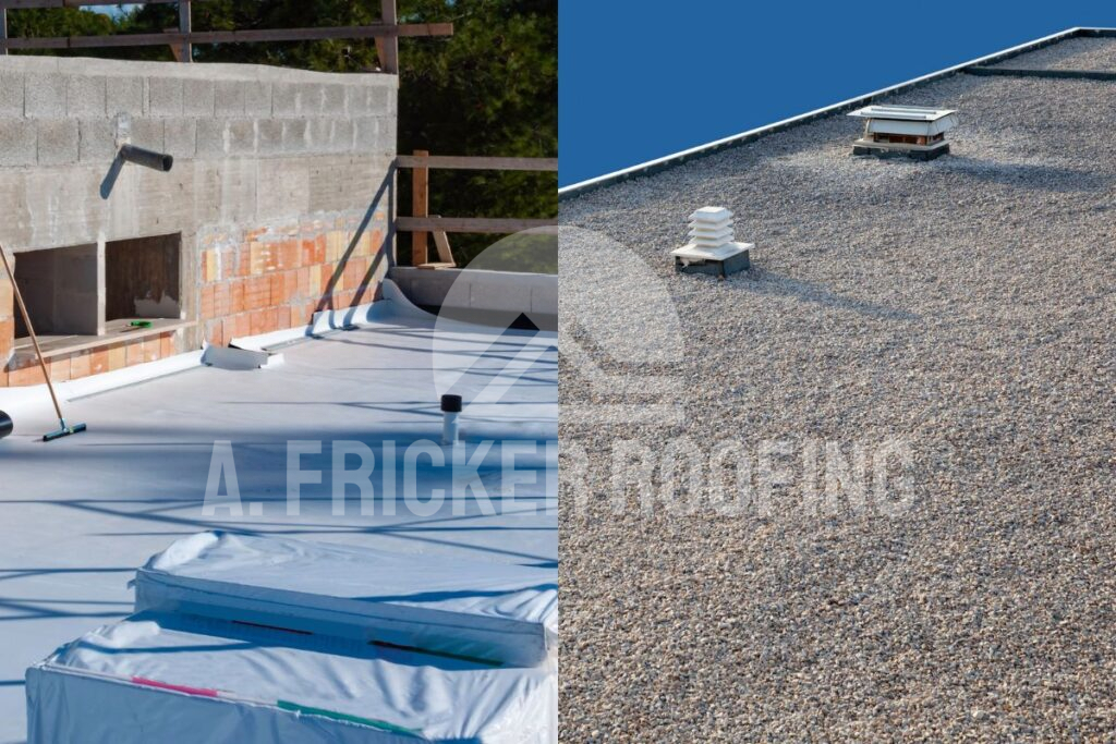 Tar and gravel vs. Single-ply membrane roofs