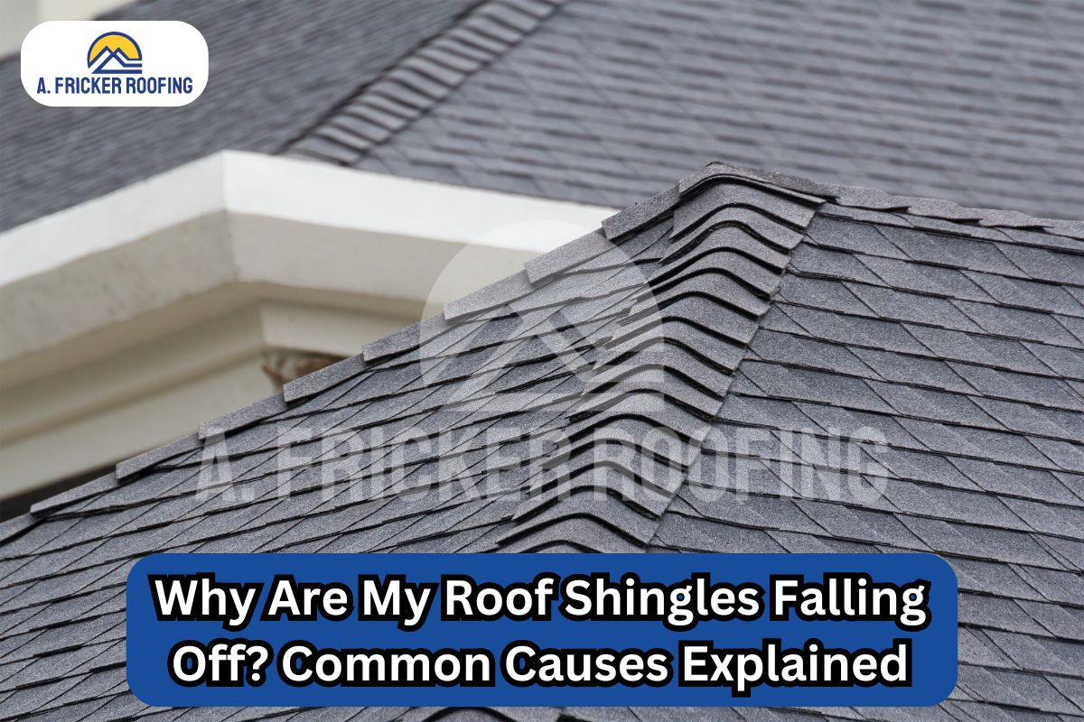 Why Are My Roof Shingles Falling Off