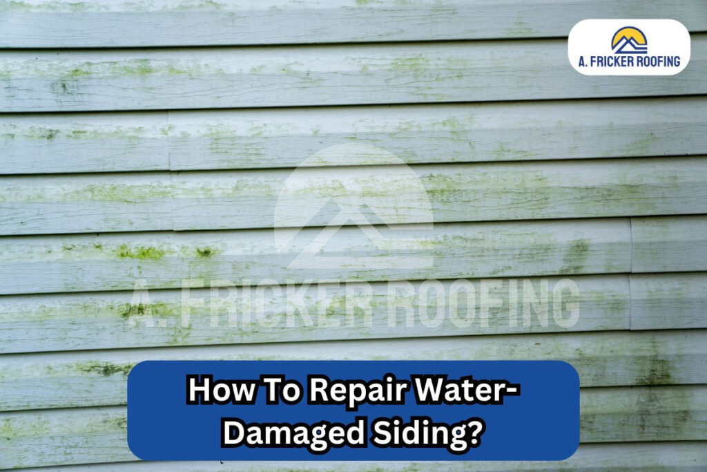 How to repair water-damaged siding