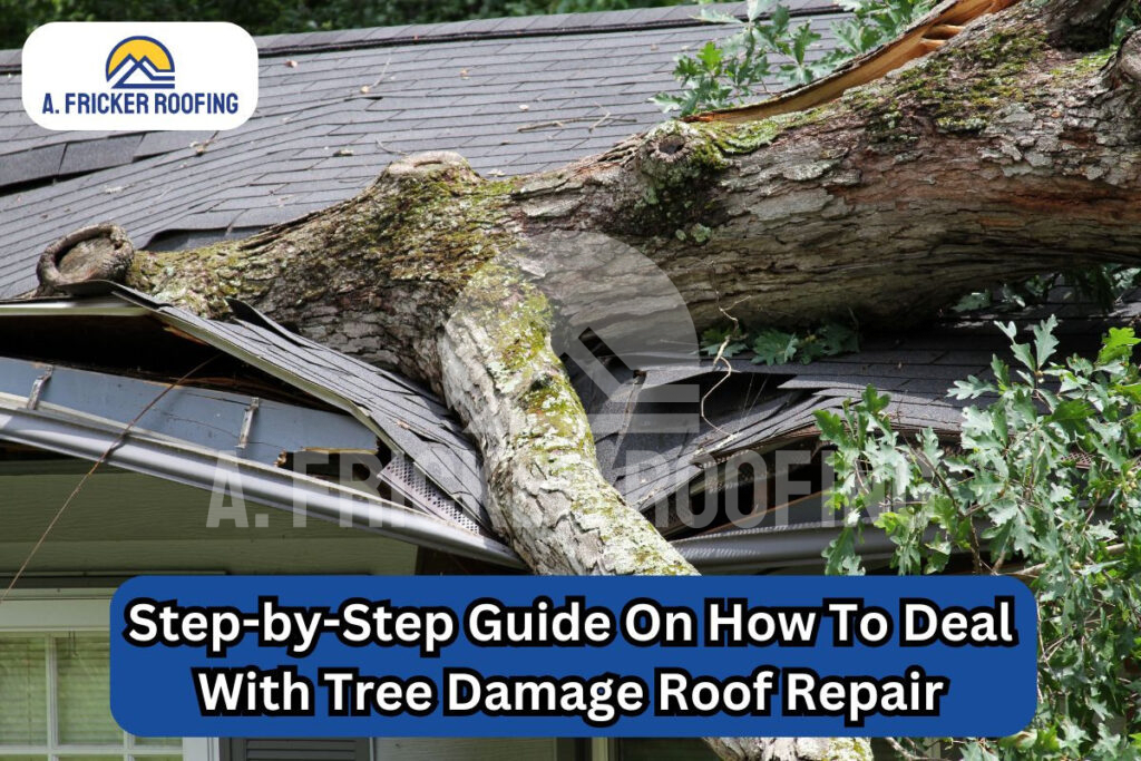 Tree damage roof repair