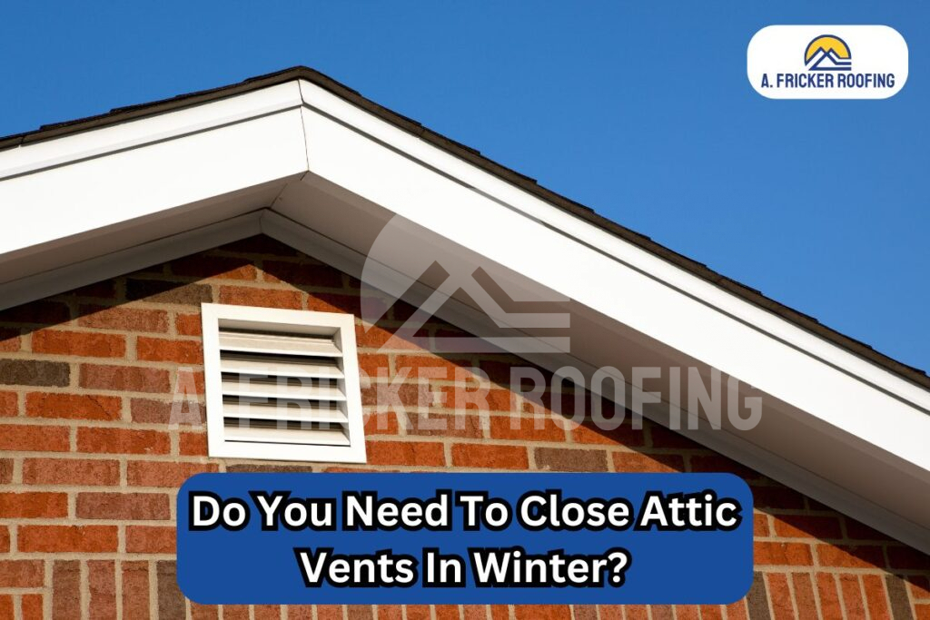 Attic vents in winter