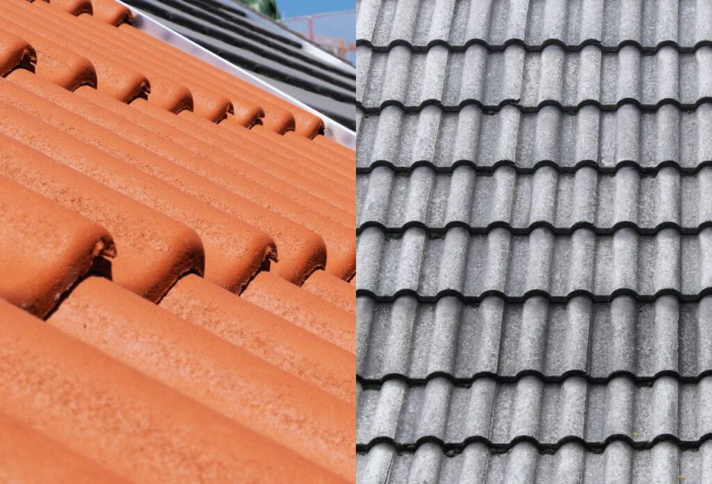 Clay and concrete tiles