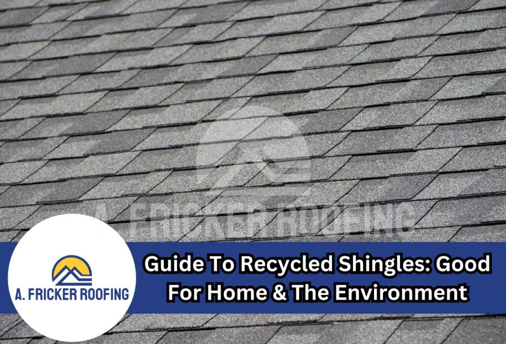 Recycled shingles