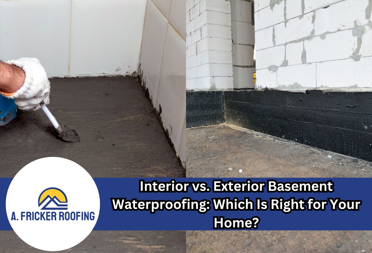 Interior vs. Exterior Basement Waterproofing