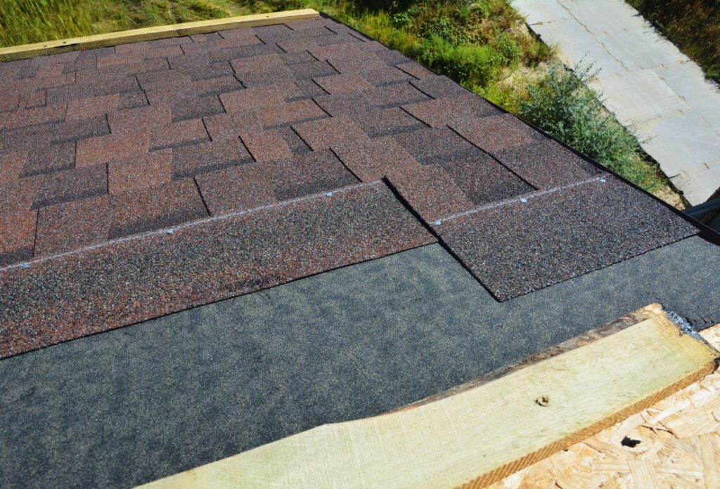 Asphalt shingle installation