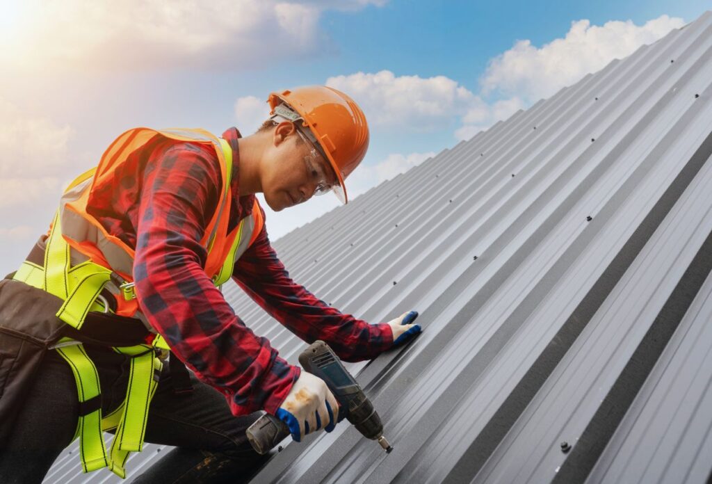 Repairing the metal roof