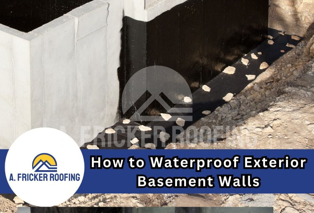 How to waterproof exterior basement walls