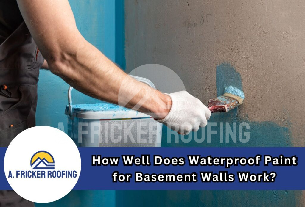 Waterproof paint for basement walls