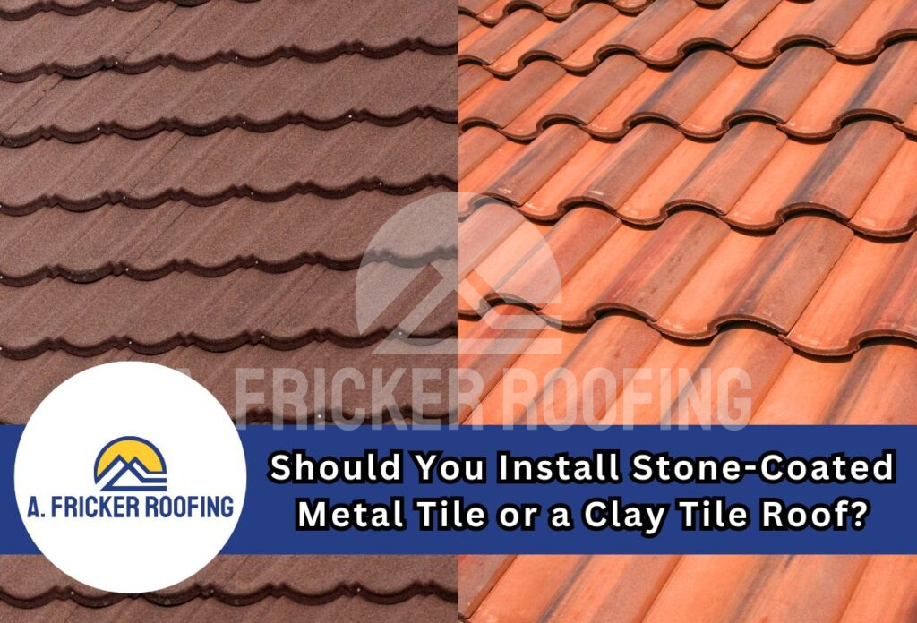 Stone coated metal tile vs clay tile roof