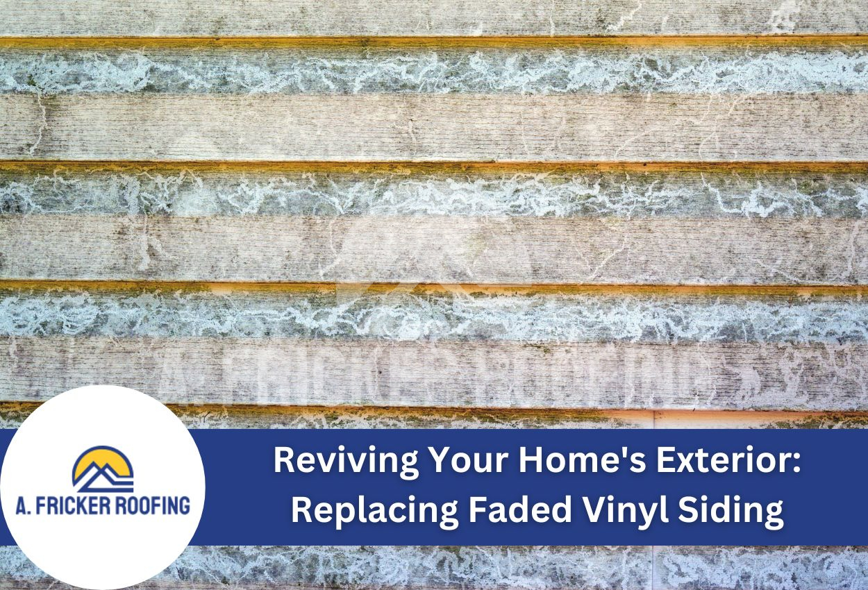 Replacing Faded Vinyl Siding