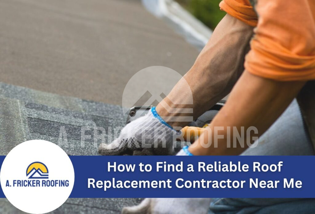 Roofer using power washer to clean roof surface for replacement project