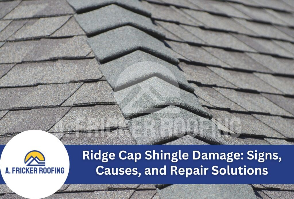 Ridge cap shingle damage: signs, causes, and repair solutions