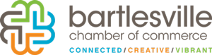 Logo of Bartlesville Chamber of Commerce highlighting creativity.